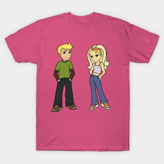 Polly Pocket and Rick T-Shirt by daniasdesigns